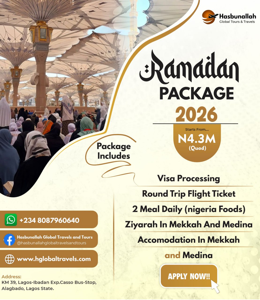 RAMADAN UMRAH PACKAGE