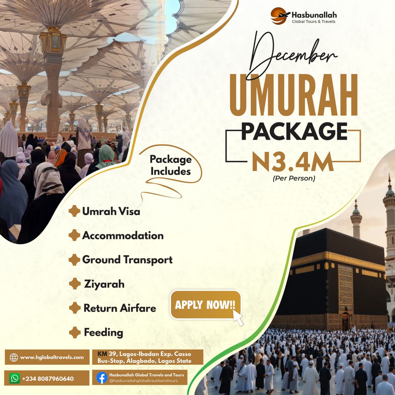 DECEMBER UMRAH PACKAGE